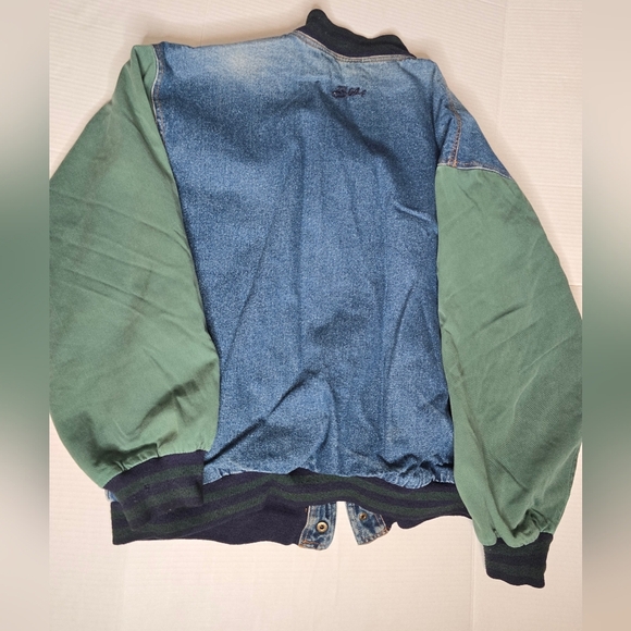 Vintage National Football League Players Association Jim Thorpe Jean Jacket - Picture 6 of 7